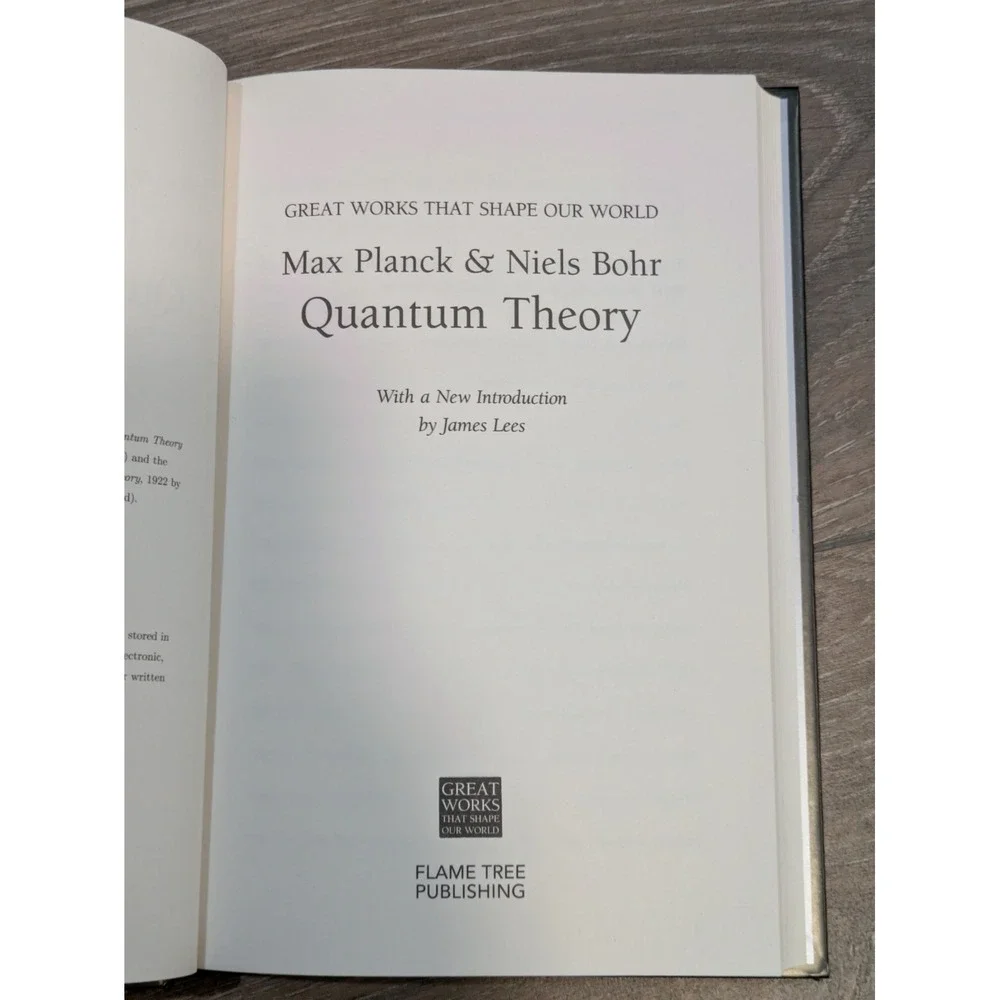 Quantum Theory By Max Planck &Niels Bohr New Introduction ByJames Lees Harcover